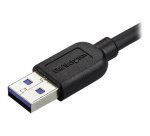 StarTech.com Câble Micro USB 3.0 slim - USB-A vers Micro-B à angle gauche de 1 m - M/M