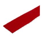 StarTech.com Ruban Auto Agrippant - Rouleau de 30,5 m pour Gestion de Câbles - Ruban Auto-Agrippant - Attaches Câble Ajustables - Sangles de Gestion de Câbles Auto-agrippantes et Réutilisables - Rouge