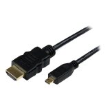 StarTech.com Câble HDMI haute vitesse avec Ethernet 2 m - HDMI vers HDMI Micro - M/M