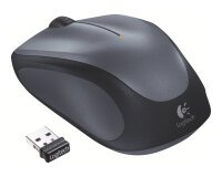 Logitech M235 - muis - 2.4 GHz - grijs