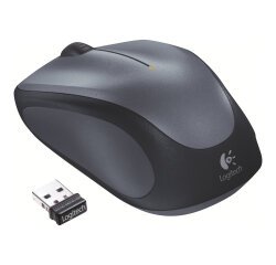 Logitech M235 - mouse - 2.4 GHz - gray