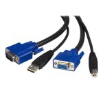 StarTech.com Câble pour Switch KVM VGA avec USB 2 en 1 - 1.80m