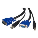 StarTech.com Câble pour Switch KVM VGA avec USB 2 en 1 - 1.80m
