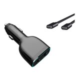 DLH CHARGEUR VOITURE ALLUME CIGARE USB-C 60W POUR ORDINATEUR PORTABLE