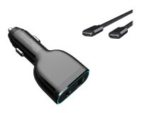 DLH CHARGEUR VOITURE ALLUME CIGARE USB-C 60W POUR ORDINATEUR PORTABLE