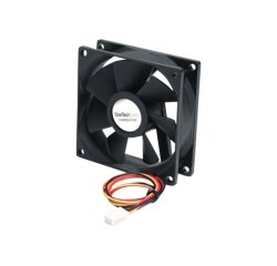 StarTech.com Ventilateur PC Silencieux à Double Roulement à Billes - Alimentation TX3 - 80 mm