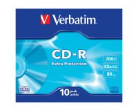 Verbatim CD-R Extra Protection 700 Mo 52x 10 pièce(s)