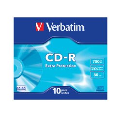 Verbatim CD-R Extra Protection 700 Mo 52x 10 pièce(s)