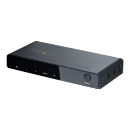 StarTech.com Switch HDMI 8K à 2 Ports - Switch HDMI 2.1 4K 120Hz HDR10+/8K 60Hz UHD - Commutateur HDMI 2 Entrées 1 Sortie - Commutation de Source Automatique/Manuelle - Adaptateur Secteur et Télécommande Inclus