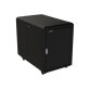 StarTech.com Armoire Rack Serveur 15U à 4 Montants, Armoire Verrouillable 19" pour Ordinateur/AV/Équipement IT, Rack Réseau pour Bureau/Domicile avec Roulettes et Rails de Montage Ajustables