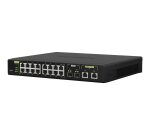 QNAP QSW-M2116P-2T2S commutateur réseau Géré L2 2.5G Ethernet Connexion Ethernet, supportant l'alimentation via ce port (PoE) Noir