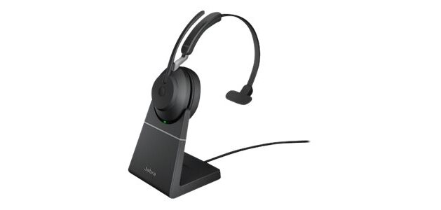 Jabra Evolve2 65 Casque Sans fil Arceau Bureau/Centre d'appels USB Type-A Bluetooth Socle de chargement Noir