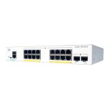 Cisco Catalyst C1000-16FP-2G-L commutateur réseau Géré L2 Gigabit Ethernet (10/100/1000) Connexion Ethernet, supportant l'alimentation via ce port (PoE) Gris
