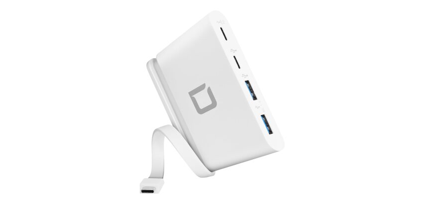 DICOTA D31731 hub & concentrateur 5000 Mbit/s Blanc