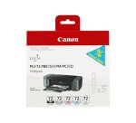 Canon PGI-72 PBK/GY/PM/PC/CO Multipack - 5-pack - gray, photo black, photo cyan, photo magenta, chroma optimizer - original - ink tank