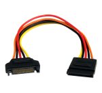 StarTech.com Câble d'extension d'alimentation SATA 15 broches 20 cm