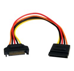 StarTech.com Câble d'extension d'alimentation SATA 15 broches 20 cm