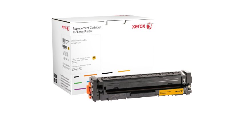 Toner remanufacturé Jaune Everyday™ de Xerox compatible avec HP 201X (CF402X), Grande capacité