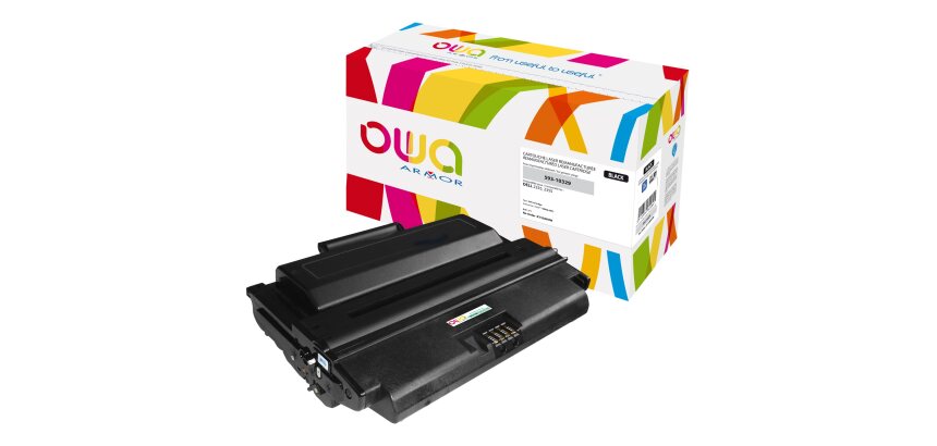 Toner remanufacturé OWA - haute capacité - Noir - pour DELL 593-10329