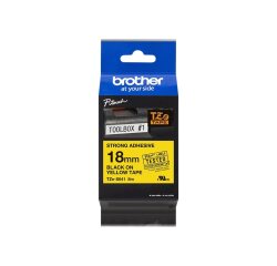 Brother TZE-S641 ruban d'étiquette Noir sur jaune TZ