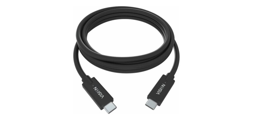 Vision TC 1MUSBC/BL câble USB USB 3.2 Gen 1 (3.1 Gen 1) 1 m USB C 5 Gbit/s Noir