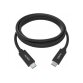 Vision TC 1MUSBC/BL câble USB USB 3.2 Gen 1 (3.1 Gen 1) 1 m USB B USB C Noir