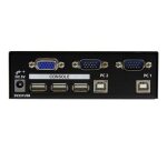 StarTech.com Commutateur KVM 2 Ports VGA USB - Switch KVM - 1920x1440