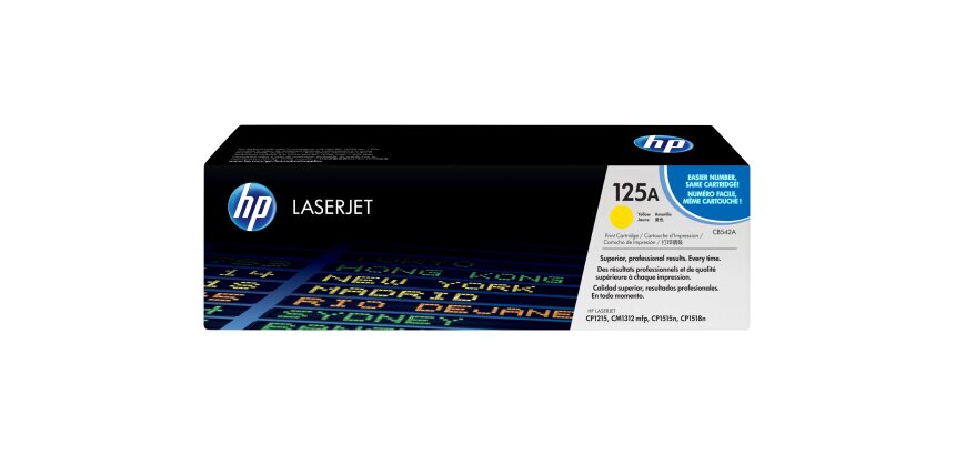 HP 125A toner LaserJet jaune authentique