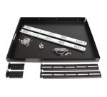 StarTech.com Plateau Coulissant 1U pour Clavier pour Montage en Rack de Serveur - 25 kg - Tiroir Coulissant en Acier de 55,8 cm de Profondeur pour Rack d'Equipement AV, Réseau 19"
