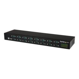 StarTech.com Hub série RS232 à 16 ports - Adaptateur USB vers 16x DB9 RS232 à montage en rack