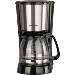 Cafetière filtre 15 tasses Noire Inox - CAF815X