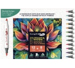 Kit coloriage mystere sans marque theme exotic mandala