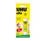 Colle blanche uhu stic 8,2 g sans solvant lavable a l eau