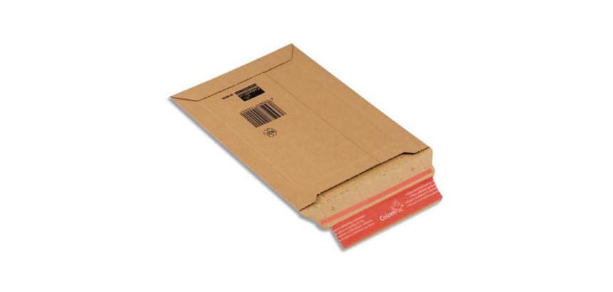 Pochette d expedition rigide colompac carton brun format b4 dim 29 x 40 cm hauteur 5 cm