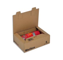 Boite d expedition postale colompac format small dim 25 x 17 5 x 8 cm