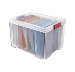 Bac de rangement clip n store sundis renforce capacite 45 l dim 50 x 32,5 x 39 cm