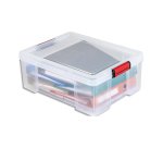 Bac de rangement clip n store sundis capacite 27 l robustesse 60 kg 2 poignees 2 prehensions laterales dim 50 x 39 x h20