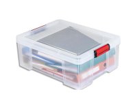Bac de rangement clip n store sundis capacite 27 l robustesse 60 kg 2 poignees 2 prehensions laterales dim 50 x 39 x h20