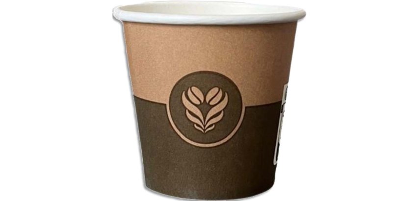 Gobelets en carton decor barista format 10 cl 4 oz 50 unites