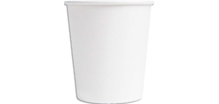 Gobelets carton blancs 18 cl / 6 oz boîte 3000 unités réf 2275060gob
