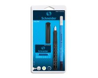 Stylo plume easy schneider bleu avec 1 effaceur et 5 cartouches standards