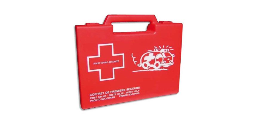 Coffret premiers secours esculape pour 1 à 2 personnes