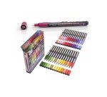 Set de marqueurs acryliques tooli fleurs sauvages couleurs assorties pointe 0,7 mm lot 28