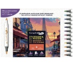 Kit coloriage mystère sans marque city sunset réf gg09942