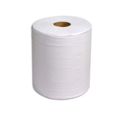 Bobines essuyage blanches 2 plis 800 formats format 30 x 21 cm lot 2