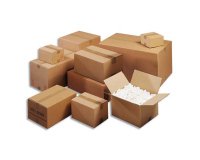 Caisses americaines double cannelure kraft ecru paquet de 10 50 x 40 x 40 cm