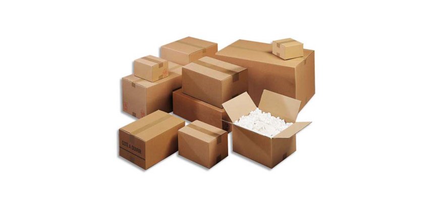Caisses americaines double cannelure kraft ecru paquet de 10 50 x 40 x 40 cm