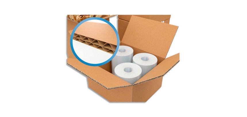 Caisse américaine master'in double cannelure 600 x 400 x 300 mm