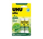 Colle blanche re nature uhu stick 8,2 g tubes d origine vegetale blister de 2