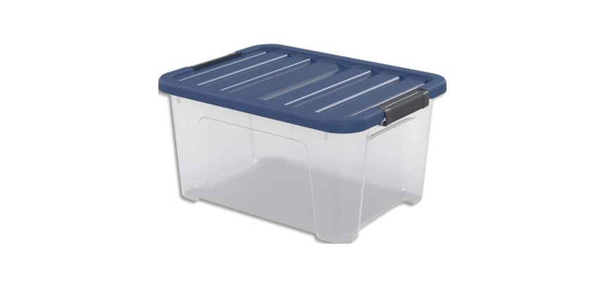 Boîte de rangement sundis wave box 24 l dim 45 x 34 x 23 cm